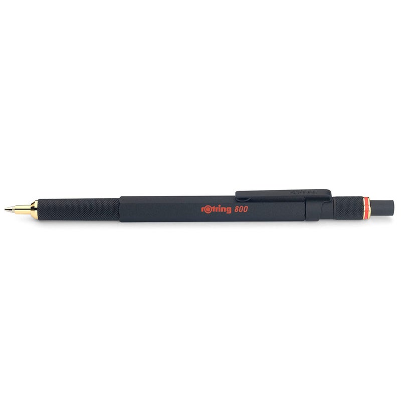 rOtring 800 Retractable Ballpoint Pen Medium Point Black - Image 4